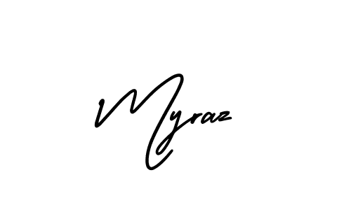 if you are searching for the best signature style for your name Myraz. so please give up your signature search. here we have designed multiple signature styles  using AmerikaSignatureDemo-Regular. Myraz signature style 3 images and pictures png