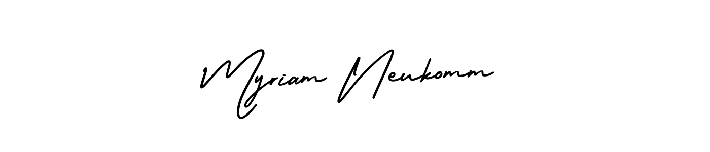 See photos of Myriam Neukomm official signature by Spectra . Check more albums & portfolios. Read reviews & check more about AmerikaSignatureDemo-Regular font. Myriam Neukomm signature style 3 images and pictures png