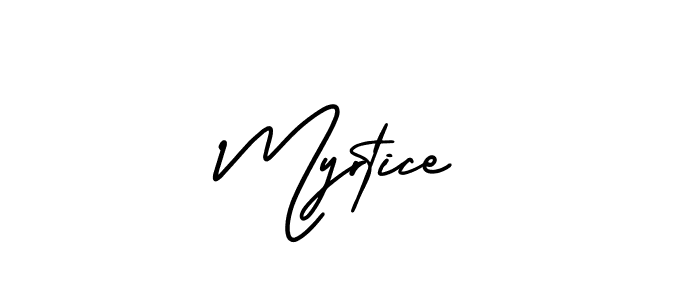 It looks lik you need a new signature style for name Myrtice. Design unique handwritten (AmerikaSignatureDemo-Regular) signature with our free signature maker in just a few clicks. Myrtice signature style 3 images and pictures png