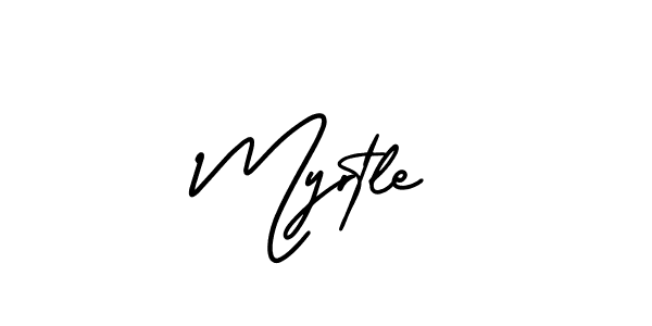 Also we have Myrtle name is the best signature style. Create professional handwritten signature collection using AmerikaSignatureDemo-Regular autograph style. Myrtle signature style 3 images and pictures png