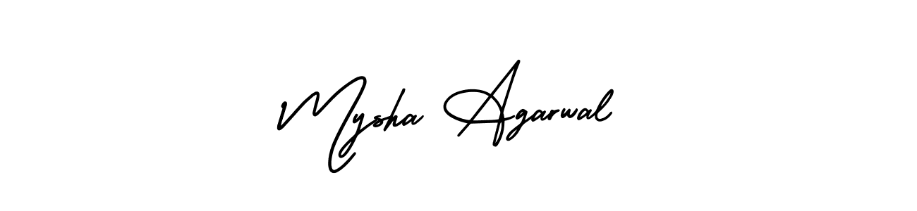 Make a beautiful signature design for name Mysha Agarwal. Use this online signature maker to create a handwritten signature for free. Mysha Agarwal signature style 3 images and pictures png