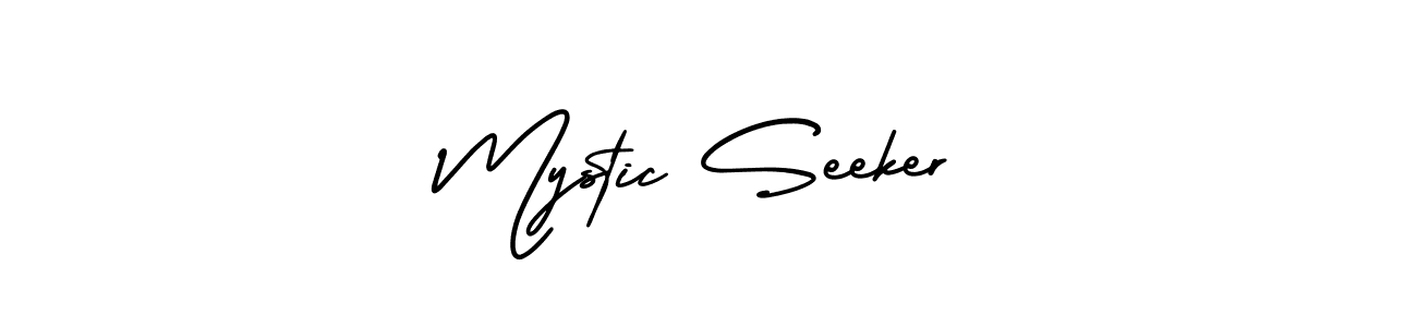 Also You can easily find your signature by using the search form. We will create Mystic Seeker name handwritten signature images for you free of cost using AmerikaSignatureDemo-Regular sign style. Mystic Seeker signature style 3 images and pictures png