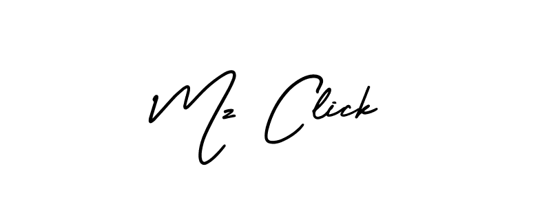 Also You can easily find your signature by using the search form. We will create Mz Click name handwritten signature images for you free of cost using AmerikaSignatureDemo-Regular sign style. Mz Click signature style 3 images and pictures png