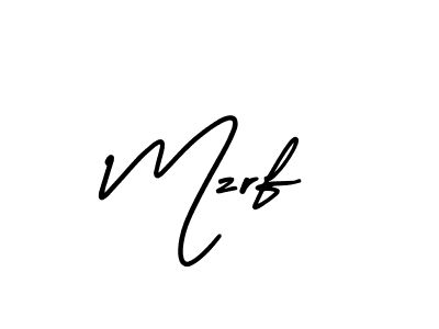 It looks lik you need a new signature style for name Mzrf. Design unique handwritten (AmerikaSignatureDemo-Regular) signature with our free signature maker in just a few clicks. Mzrf signature style 3 images and pictures png