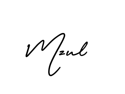 Also You can easily find your signature by using the search form. We will create Mzul name handwritten signature images for you free of cost using AmerikaSignatureDemo-Regular sign style. Mzul signature style 3 images and pictures png