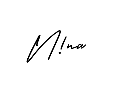 Also we have N!na name is the best signature style. Create professional handwritten signature collection using AmerikaSignatureDemo-Regular autograph style. N!na signature style 3 images and pictures png