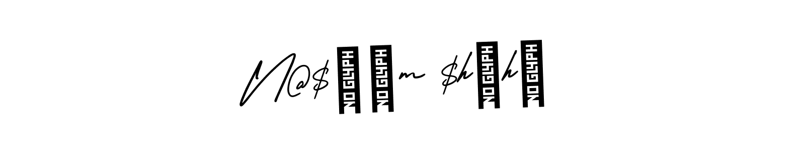 N@$ęęm $hãhã stylish signature style. Best Handwritten Sign (AmerikaSignatureDemo-Regular) for my name. Handwritten Signature Collection Ideas for my name N@$ęęm $hãhã. N@$ęęm $hãhã signature style 3 images and pictures png