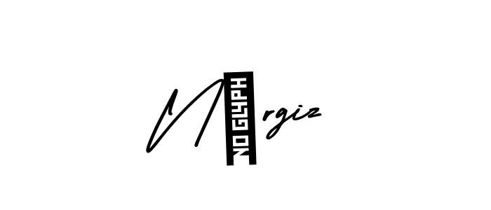 Nərgiz stylish signature style. Best Handwritten Sign (AmerikaSignatureDemo-Regular) for my name. Handwritten Signature Collection Ideas for my name Nərgiz. Nərgiz signature style 3 images and pictures png