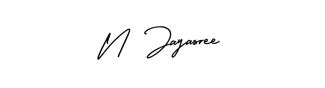 if you are searching for the best signature style for your name N  Jayasree. so please give up your signature search. here we have designed multiple signature styles  using AmerikaSignatureDemo-Regular. N  Jayasree signature style 3 images and pictures png