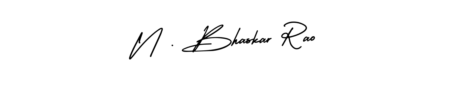 N . Bhaskar Rao stylish signature style. Best Handwritten Sign (AmerikaSignatureDemo-Regular) for my name. Handwritten Signature Collection Ideas for my name N . Bhaskar Rao. N . Bhaskar Rao signature style 3 images and pictures png