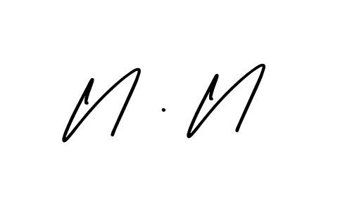 It looks lik you need a new signature style for name N . N. Design unique handwritten (AmerikaSignatureDemo-Regular) signature with our free signature maker in just a few clicks. N . N signature style 3 images and pictures png