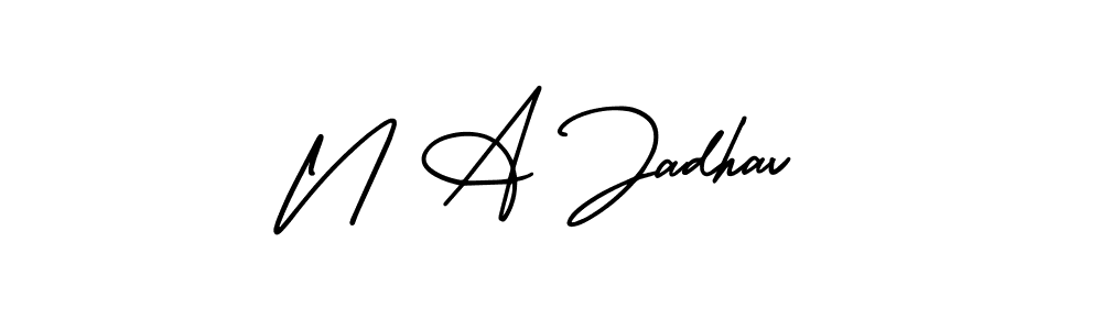 Once you've used our free online signature maker to create your best signature AmerikaSignatureDemo-Regular style, it's time to enjoy all of the benefits that N A Jadhav name signing documents. N A Jadhav signature style 3 images and pictures png