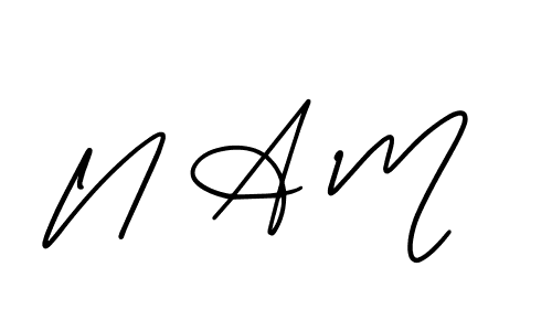 You can use this online signature creator to create a handwritten signature for the name N A M. This is the best online autograph maker. N A M signature style 3 images and pictures png