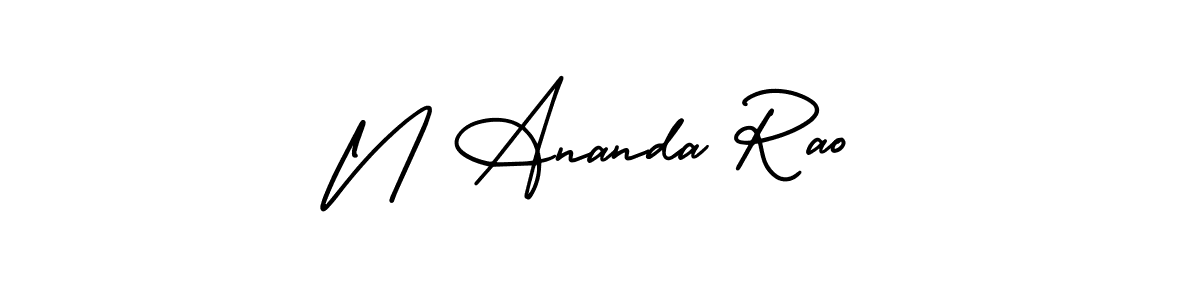 Make a short N Ananda Rao signature style. Manage your documents anywhere anytime using AmerikaSignatureDemo-Regular. Create and add eSignatures, submit forms, share and send files easily. N Ananda Rao signature style 3 images and pictures png