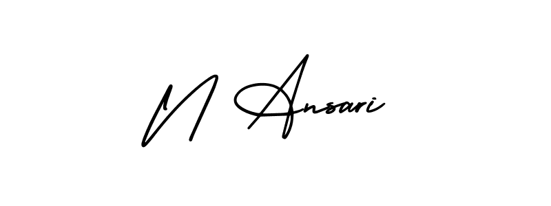 See photos of N Ansari official signature by Spectra . Check more albums & portfolios. Read reviews & check more about AmerikaSignatureDemo-Regular font. N Ansari signature style 3 images and pictures png