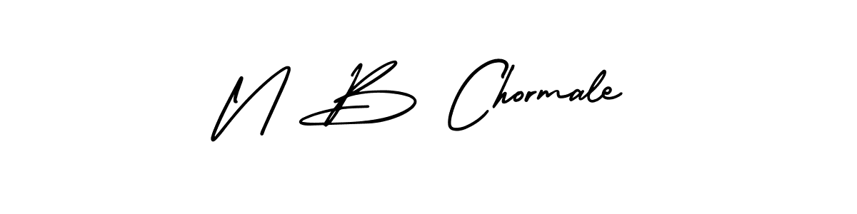 Make a beautiful signature design for name N B Chormale. Use this online signature maker to create a handwritten signature for free. N B Chormale signature style 3 images and pictures png