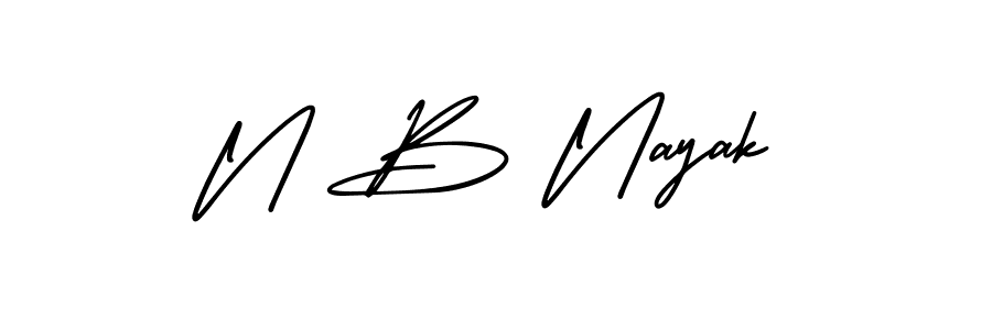 AmerikaSignatureDemo-Regular is a professional signature style that is perfect for those who want to add a touch of class to their signature. It is also a great choice for those who want to make their signature more unique. Get N B Nayak name to fancy signature for free. N B Nayak signature style 3 images and pictures png