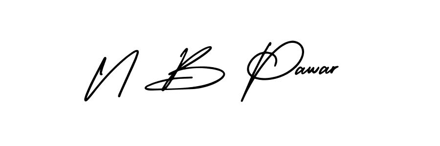 Also You can easily find your signature by using the search form. We will create N B Pawar name handwritten signature images for you free of cost using AmerikaSignatureDemo-Regular sign style. N B Pawar signature style 3 images and pictures png