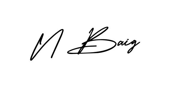 Once you've used our free online signature maker to create your best signature AmerikaSignatureDemo-Regular style, it's time to enjoy all of the benefits that N Baig name signing documents. N Baig signature style 3 images and pictures png