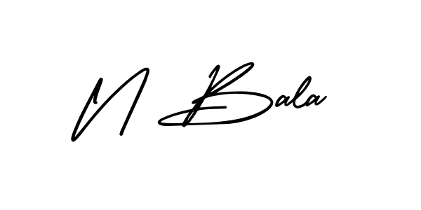 Here are the top 10 professional signature styles for the name N Bala. These are the best autograph styles you can use for your name. N Bala signature style 3 images and pictures png