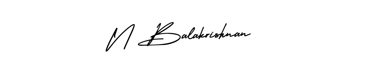 Similarly AmerikaSignatureDemo-Regular is the best handwritten signature design. Signature creator online .You can use it as an online autograph creator for name N Balakrishnan. N Balakrishnan signature style 3 images and pictures png