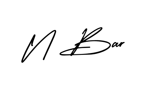 Check out images of Autograph of N Bar name. Actor N Bar Signature Style. AmerikaSignatureDemo-Regular is a professional sign style online. N Bar signature style 3 images and pictures png