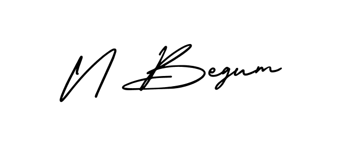 Make a beautiful signature design for name N Begum. Use this online signature maker to create a handwritten signature for free. N Begum signature style 3 images and pictures png