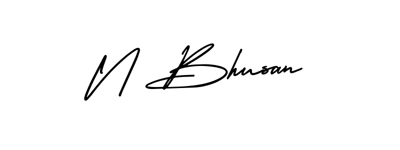 if you are searching for the best signature style for your name N Bhusan. so please give up your signature search. here we have designed multiple signature styles  using AmerikaSignatureDemo-Regular. N Bhusan signature style 3 images and pictures png