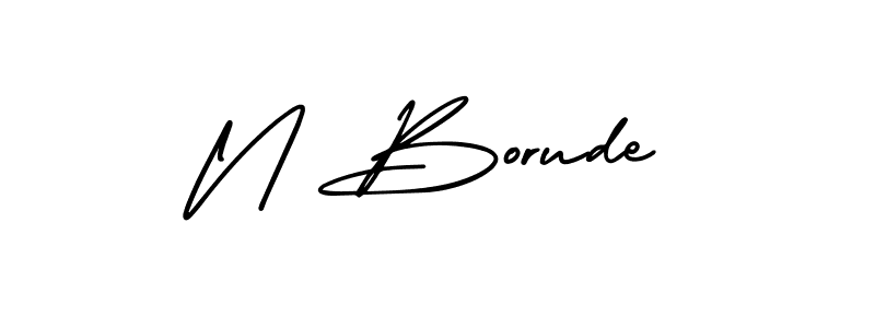 Check out images of Autograph of N Borude name. Actor N Borude Signature Style. AmerikaSignatureDemo-Regular is a professional sign style online. N Borude signature style 3 images and pictures png