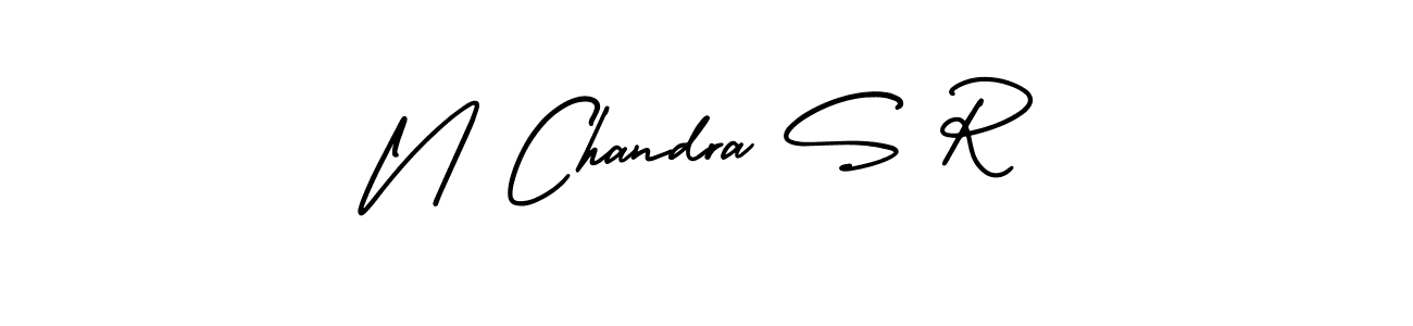How to Draw N Chandra S R signature style? AmerikaSignatureDemo-Regular is a latest design signature styles for name N Chandra S R. N Chandra S R signature style 3 images and pictures png