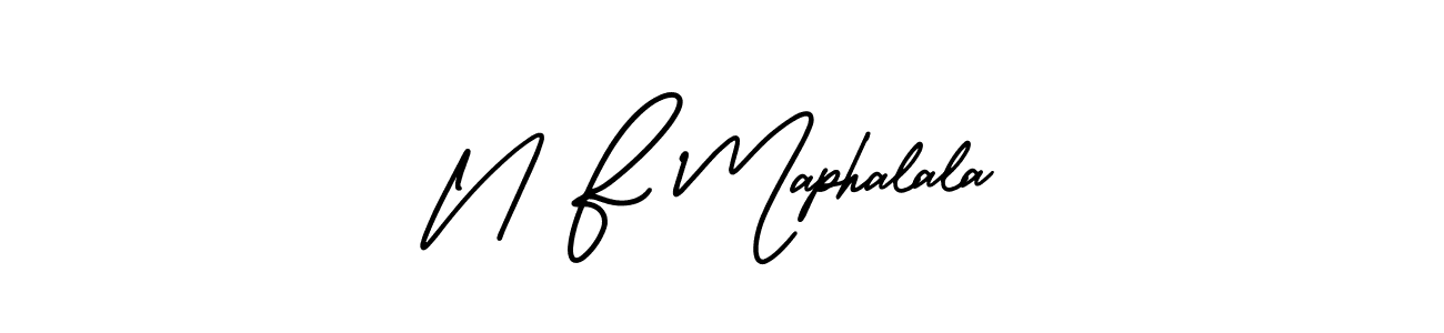 How to make N F Maphalala signature? AmerikaSignatureDemo-Regular is a professional autograph style. Create handwritten signature for N F Maphalala name. N F Maphalala signature style 3 images and pictures png