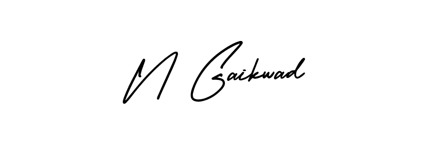 Once you've used our free online signature maker to create your best signature AmerikaSignatureDemo-Regular style, it's time to enjoy all of the benefits that N Gaikwad name signing documents. N Gaikwad signature style 3 images and pictures png