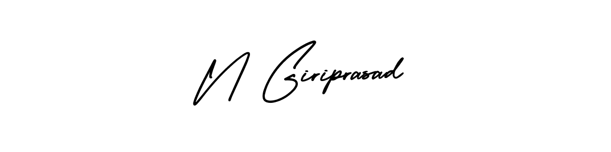 You can use this online signature creator to create a handwritten signature for the name N Giriprasad. This is the best online autograph maker. N Giriprasad signature style 3 images and pictures png
