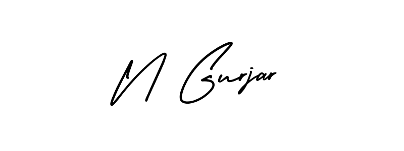 See photos of N Gurjar official signature by Spectra . Check more albums & portfolios. Read reviews & check more about AmerikaSignatureDemo-Regular font. N Gurjar signature style 3 images and pictures png