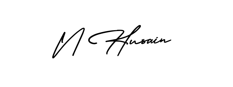 Once you've used our free online signature maker to create your best signature AmerikaSignatureDemo-Regular style, it's time to enjoy all of the benefits that N Husain name signing documents. N Husain signature style 3 images and pictures png