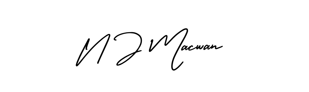 Similarly AmerikaSignatureDemo-Regular is the best handwritten signature design. Signature creator online .You can use it as an online autograph creator for name N J Macwan. N J Macwan signature style 3 images and pictures png