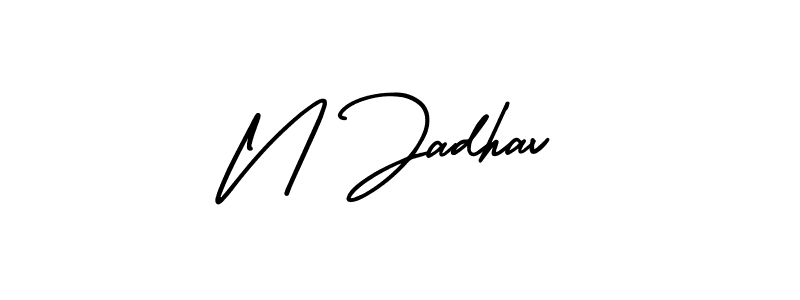 See photos of N Jadhav official signature by Spectra . Check more albums & portfolios. Read reviews & check more about AmerikaSignatureDemo-Regular font. N Jadhav signature style 3 images and pictures png