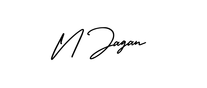 Best and Professional Signature Style for N Jagan. AmerikaSignatureDemo-Regular Best Signature Style Collection. N Jagan signature style 3 images and pictures png