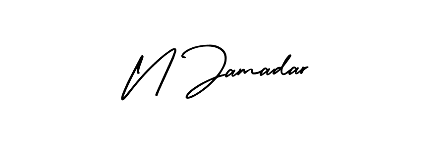Here are the top 10 professional signature styles for the name N Jamadar. These are the best autograph styles you can use for your name. N Jamadar signature style 3 images and pictures png