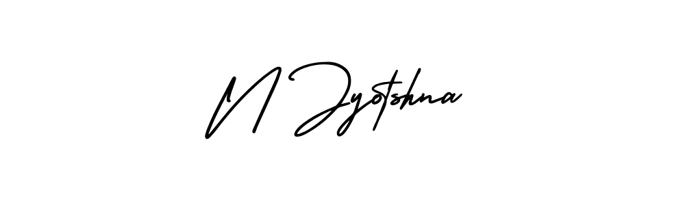 How to Draw N Jyotshna signature style? AmerikaSignatureDemo-Regular is a latest design signature styles for name N Jyotshna. N Jyotshna signature style 3 images and pictures png