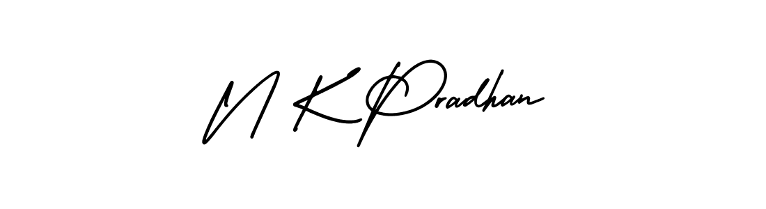 It looks lik you need a new signature style for name N K Pradhan. Design unique handwritten (AmerikaSignatureDemo-Regular) signature with our free signature maker in just a few clicks. N K Pradhan signature style 3 images and pictures png