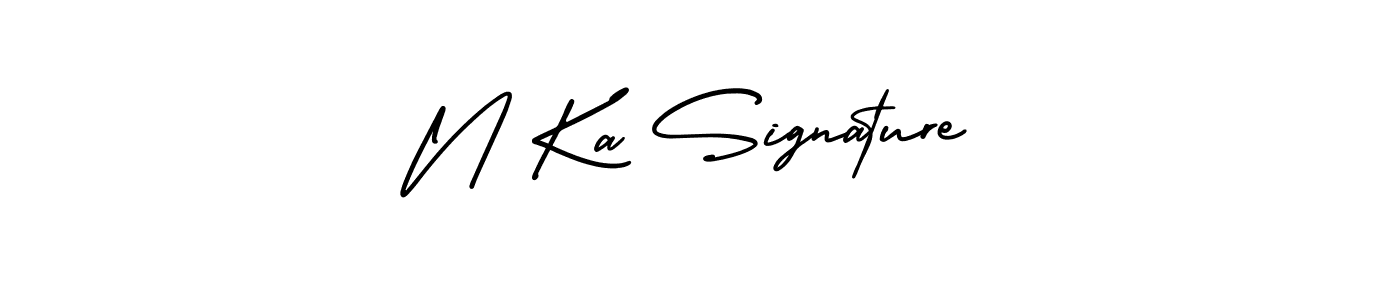 The best way (AmerikaSignatureDemo-Regular) to make a short signature is to pick only two or three words in your name. The name N Ka Signature include a total of six letters. For converting this name. N Ka Signature signature style 3 images and pictures png