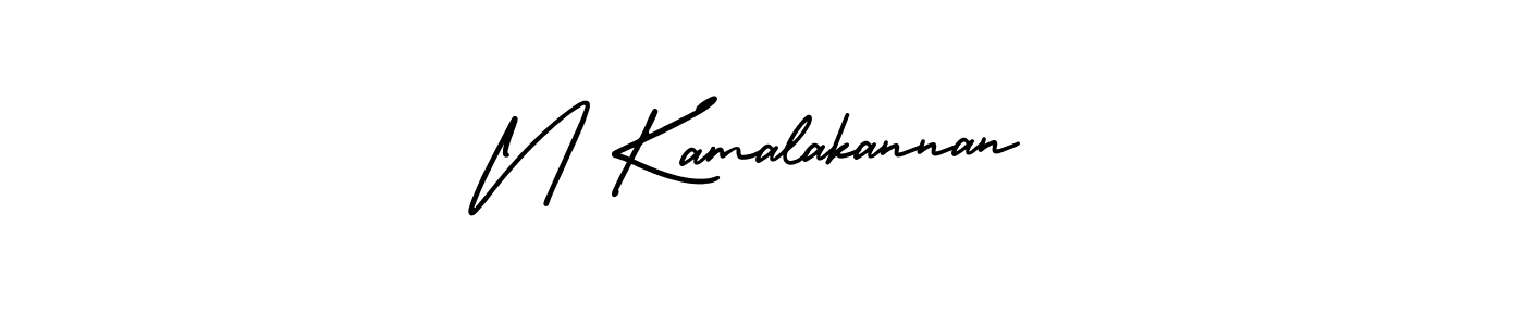 How to Draw N Kamalakannan signature style? AmerikaSignatureDemo-Regular is a latest design signature styles for name N Kamalakannan. N Kamalakannan signature style 3 images and pictures png