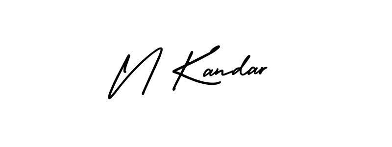 Also we have N Kandar name is the best signature style. Create professional handwritten signature collection using AmerikaSignatureDemo-Regular autograph style. N Kandar signature style 3 images and pictures png