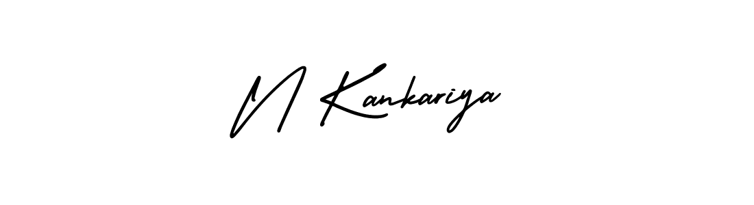 Best and Professional Signature Style for N Kankariya. AmerikaSignatureDemo-Regular Best Signature Style Collection. N Kankariya signature style 3 images and pictures png