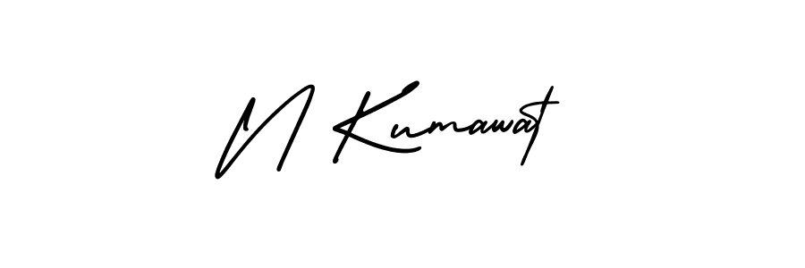 Best and Professional Signature Style for N Kumawat. AmerikaSignatureDemo-Regular Best Signature Style Collection. N Kumawat signature style 3 images and pictures png