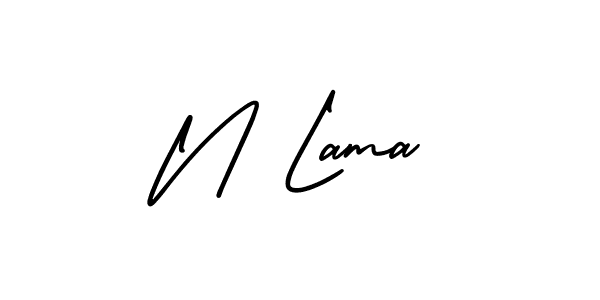 This is the best signature style for the N Lama name. Also you like these signature font (AmerikaSignatureDemo-Regular). Mix name signature. N Lama signature style 3 images and pictures png