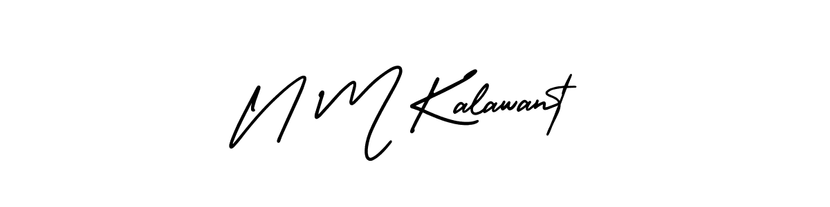 You can use this online signature creator to create a handwritten signature for the name N M Kalawant. This is the best online autograph maker. N M Kalawant signature style 3 images and pictures png