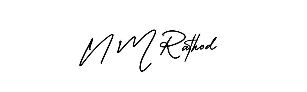 Make a short N M Rathod signature style. Manage your documents anywhere anytime using AmerikaSignatureDemo-Regular. Create and add eSignatures, submit forms, share and send files easily. N M Rathod signature style 3 images and pictures png