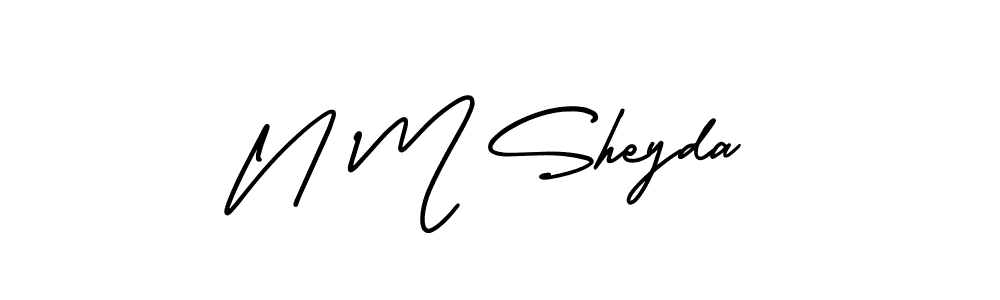 How to Draw N M Sheyda signature style? AmerikaSignatureDemo-Regular is a latest design signature styles for name N M Sheyda. N M Sheyda signature style 3 images and pictures png